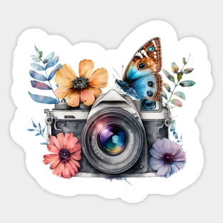 Spring Floral Camera Sticker